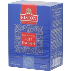 RISTON. English Elite Tea (Новый дизайн) 200 гр. карт.пачка
