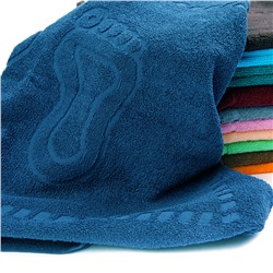 Полотенце махровое - Ножки, цвет ярко-синий