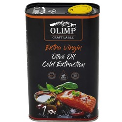 6 Масло оливковове нерафинированное Olimp Fish Craft Label Extra Virgin 1л Греция