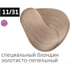 OLLIN COLOR 11/31 специальный блондин золотисто-пепельный 60мл Перманентная крем-краска для волос