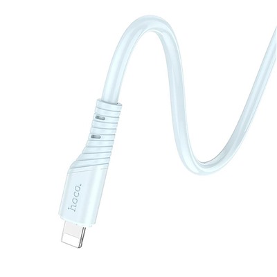 Кабель USB - Apple lightning Hoco X97 Crystal  100см 2,4A  (light blue)