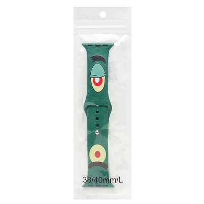 Ремешок - ApW01 Apple Watch 38/40/41мм силикон (006) (green)