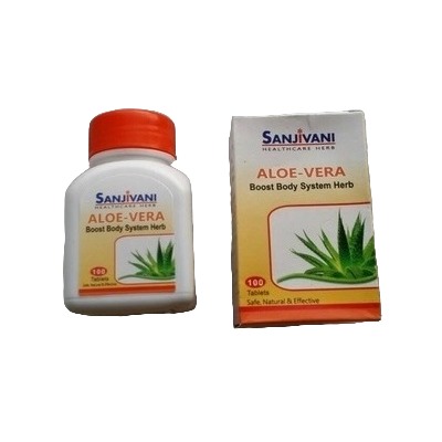 Алоэ Вера (Aloe Vera) Sanjivani - 100 таб. по 500 мг.