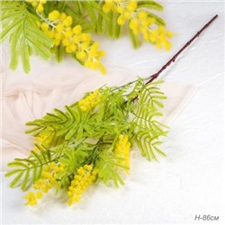 Цветок искусственный Мимоза 86 см / MNY-01 /уп 150/600/желтая