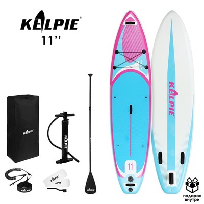 SUP доска надувная универсальная KELPIE 11", 335х80х15 см