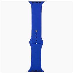 Ремешок - ApW Sport Band Apple Watch 42/44/45/49 mm силикон на кнопке (L) (blue)