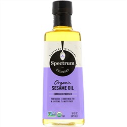 Spectrum Culinary, органическое кунжутное масло, отжатое винтовым прессом, 473 мл (16 жидких унций)
