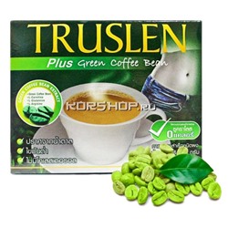 Напиток Зеленый кофе с протеинами Truslen Plus Green Coffee Bean, Таиланд, 160 г (10 шт. х 16 г) Акция