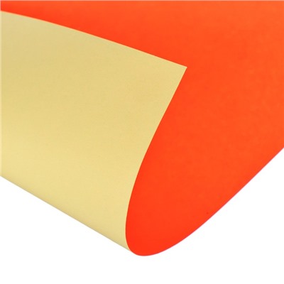 Бумага цветная самоклеящаяся А4, 8 листов, 4 цвета «Каляка-Маляка», флуоресцентная