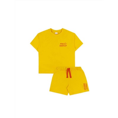Комплект для девочки YLA 7634100308 Желтый HAPPEN