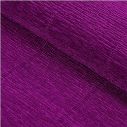 Бумага для упаковки и поделок, Cartotecnica Rossi, гофрированная, фиолетовая, однотонная, двусторонняя, рулон 1 шт., 0,5 х 2,5 м