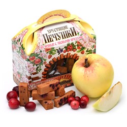 Хрустящие печушки яблочные (с лесными ягодами) 50г  (18шт/кор)