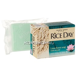 Мыло с экстрактом лотоса Rice Day CJ Lion, Корея, 100 г Акция