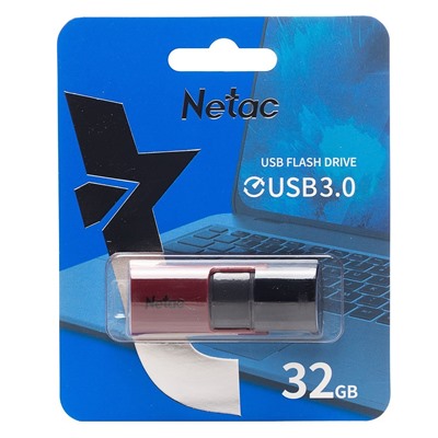 Флэш накопитель USB 32 Гб Netac U182 3.0 (red)