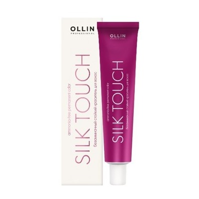 OLLIN SILK TOUCH Aнти-желтый 60мл Безаммиачный стойкий краситель для волос