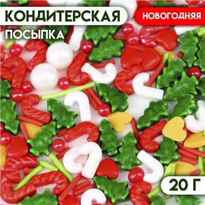 Новый год. Кондитерская посыпка "Рождественское чудо", 20 г