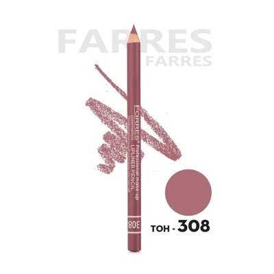 Farres Карандаш для губ матовый пыльная роза MB011-308