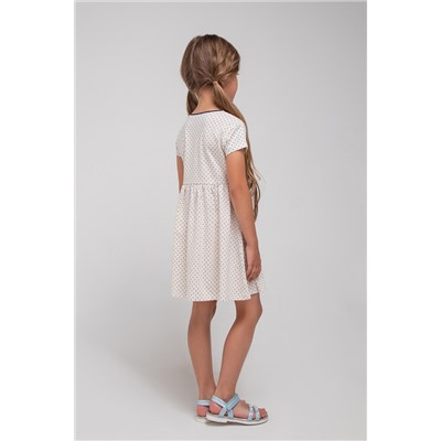 Платье для девочки Crockid КР 5749 светло-бежевый меланж, крапинка к339