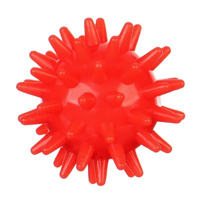 Развивающий массажный мячик «Монстрик», диаметр 5 см, цвет крсный Крошка Я