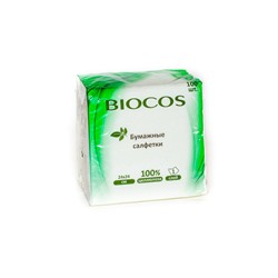 Biocos Бумажные салфетки 100шт белые