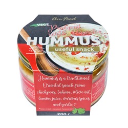 Хумус "Острый с паприкой" Полезные продукты, 200 г