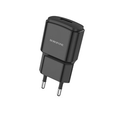 Адаптер Сетевой Borofone BA48A Orion USB 2,1A/10W (black)