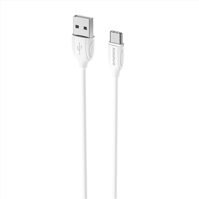 Кабель USB - Type-C Borofone BX19 20W 100см 3A  (white)