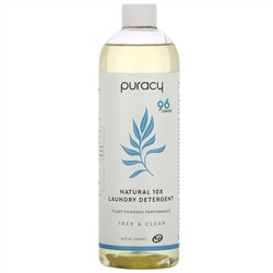 Puracy, Natural 10X Laundry Detergent, Free & Clear, 24 fl oz (710 ml)