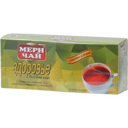 Meri Chai. Здоровье карт.упаковка, 25 пак.