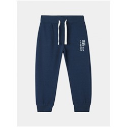 Спортивные брюки с принтом «sport» Флотский темно-синий