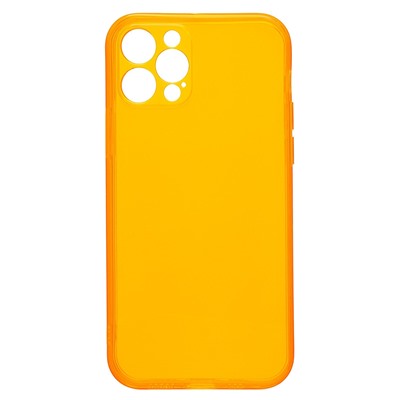 Чехол-накладка - SC344 для "Apple iPhone 12 Pro" (transparent/orange) (232052)