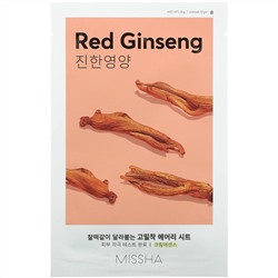 Missha, Airy Fit Beauty Sheet Mask, Red Ginseng, 1 Sheet, 19 g