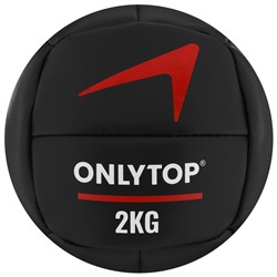 Медицинбол ONLYTOP, 2 кг, d=18 см