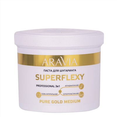 398616 ARAVIA Professional Паста для шугаринга SUPERFLEXY PURE GOLD, 750 г