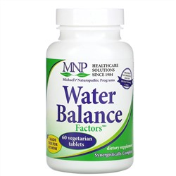 Michael's Naturopathic, Water Balance Factors,  60 Vegetarian Tablets