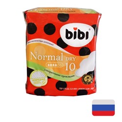 Прокладки "BIBI" Normal Dry 10 шт. 4 капли, Россия