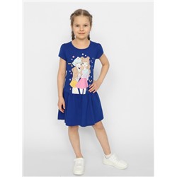 Платье для девочки Cherubino CSKG 63659-41 Темно-синий
