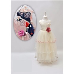 Нарядное платье для девочки (молочное) TRP1781