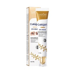 Осветляющий крем для век с коллагеном SADOER Collagen Anti-Aging Eye Cream 20гр