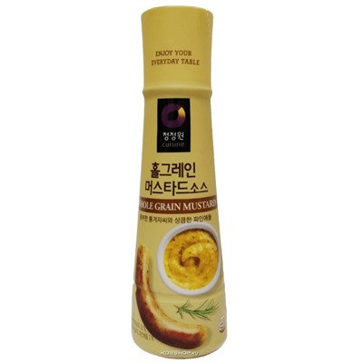 Горчичный соус Whole Grain Mustard Sauce Daesang, Корея, 320 г Акция