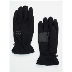 Горнолыжные перчатки мужские черного цвета 607Ch