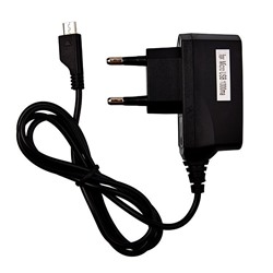 ЗУ Сетевое Glossar micro USB 1A/5W (Micro USB) (black)