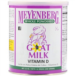 Meyenberg Goat Milk, Сухое козье молоко, витамин D, 340 г