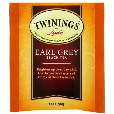 Twinings, Классический чай "Эрл Грей", 25 пакетиков, 1.76 унций (50 г)