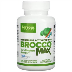 Jarrow Formulas, BroccoMax, Myrosinase Activated SGS, 60 Delayed Release Veggie Caps