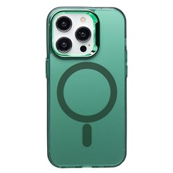 Чехол-накладка - SM025 SafeMag для "Apple iPhone 14 Pro" (green) (232103)