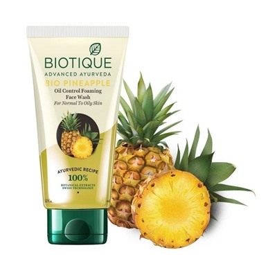 Bio Pineapple Oil Balance Face Wash/ Биотик Био Ананас Гель Для Лица, Балансирующий Жирность Кожи 100мл