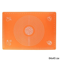 Силиконовый коврик 64х45 см / UT-100-N /уп 100/ оранжевый 0,282
