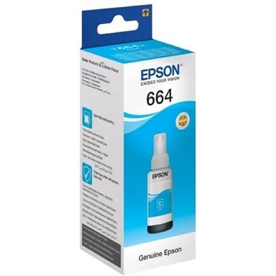 Чернила Epson C13T66424A голубой для Epson L100 (6500стр.)