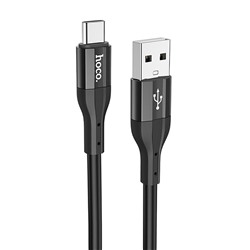 Кабель USB - Type-C Hoco X72 Creator  100см 3A  (black)